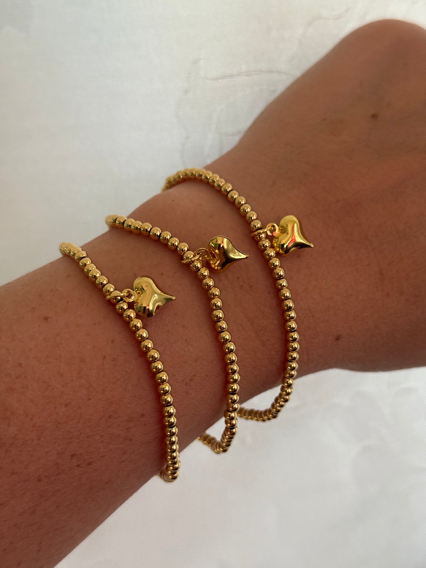 Set of 3 heart bracelate