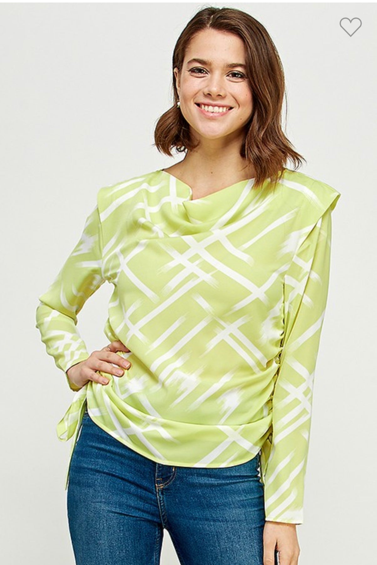 Light green top