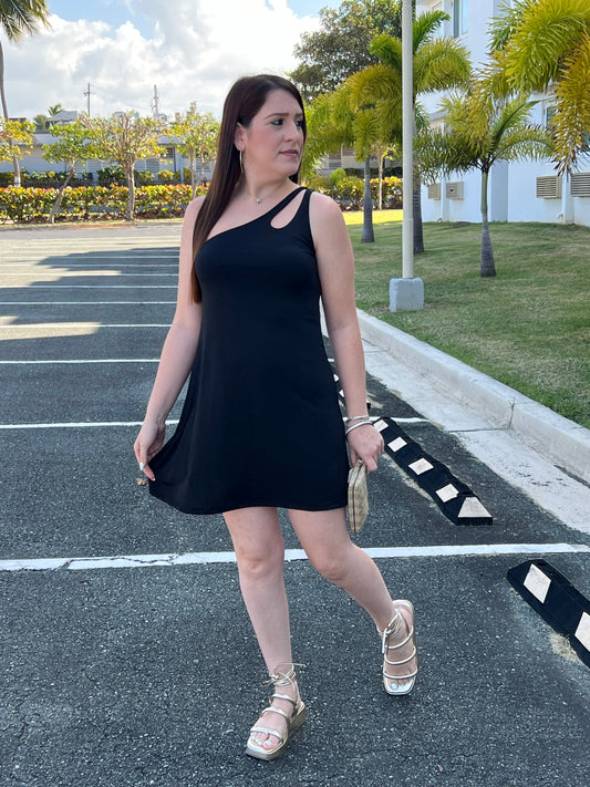 ZC Black Cutout Dress