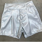 Silver Leather Short