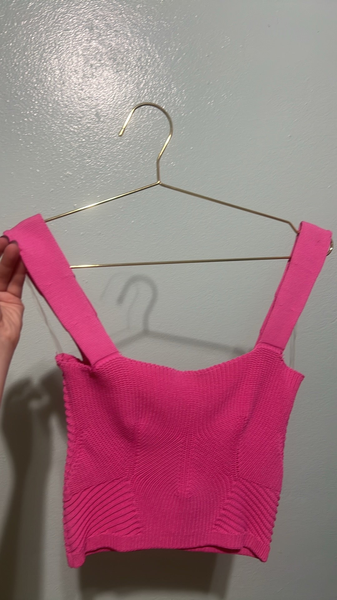 Pink Crop Top