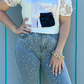 White graphic t-shirt