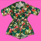 Satin floral set